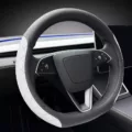 Nappa leather ultra-thin steering wheel cover tesla model 3y steering wheel cover non-slip design interior modification car accessories black