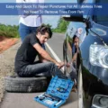 Heavy-duty tire repair kit 68-piece universal tire plug 038 puncture repair kit car suv truck motorcycle 038 rv