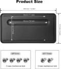 Tesla Model 3 & Model Y Rear License Plate Bracket | Back Trunk Car Tag Bracket Frame With Screws Caps | Rear Number Plate Mounting Kit (2017–2024) - Image 2