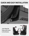 Tesla Model 3 Highland Mud Flaps Splash Guards (2024-2026) - Image 39