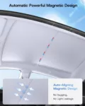 Tesla Model Y Juniper Sunshades (2 pcs) | Graphene Sunscreen | Glass Roof (2025-2026) - Image 6