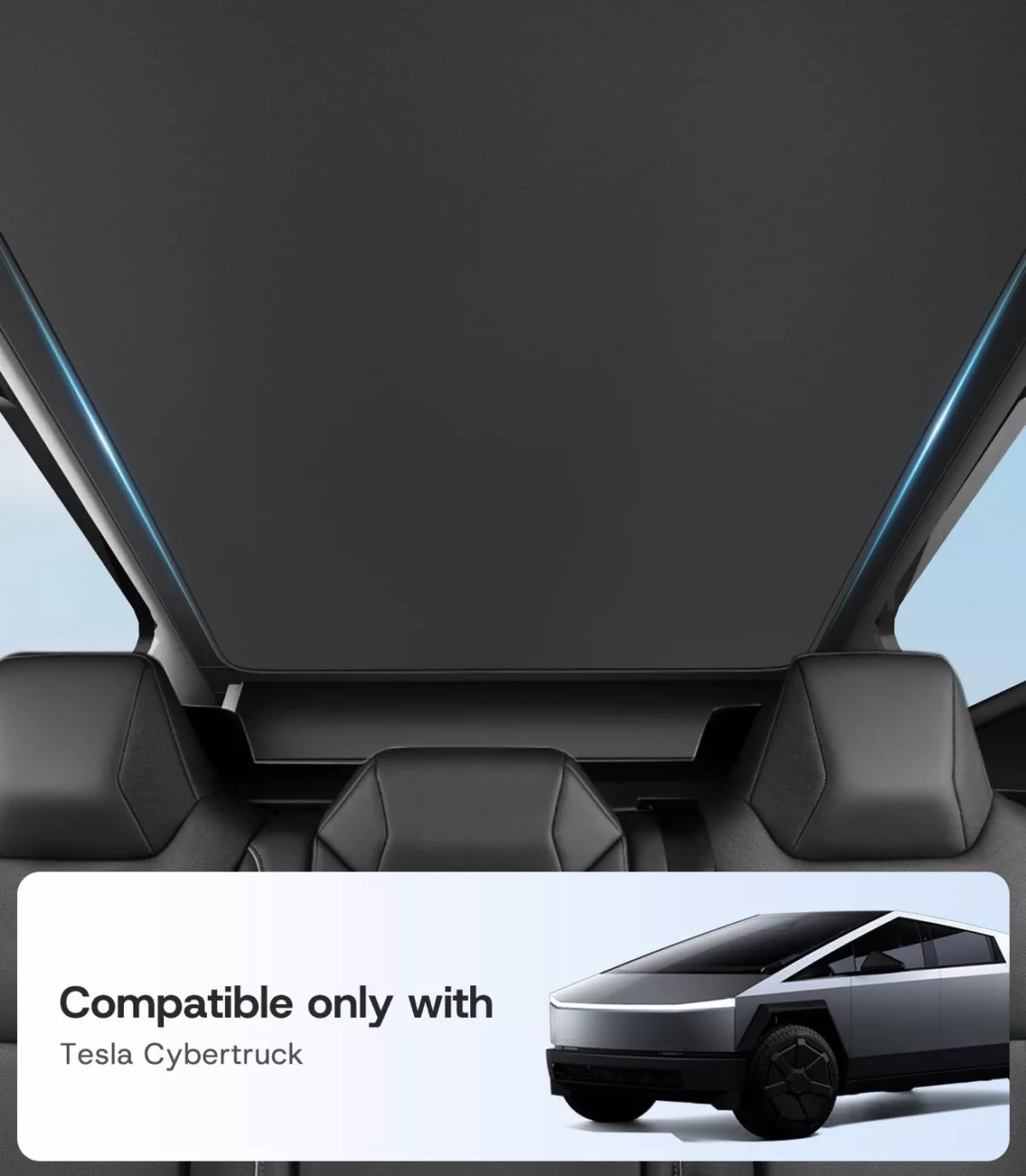 Tesla Model Y Juniper Sunshades (2 pcs) | Graphene Sunscreen | Glass Roof (2025-2026) - Image 4