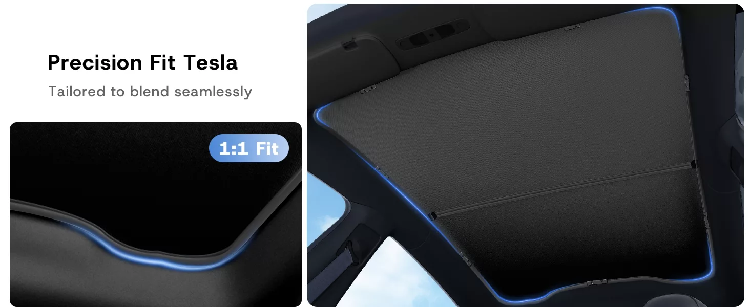 Tesla Model Y Juniper sunscreen precision fit