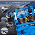 Heavy-duty tire repair kit 68-piece universal tire plug 038 puncture repair kit car suv truck motorcycle 038 rv