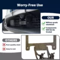 Tesla Model Y Juniper Front License Plate Bracket (2026) | Lockable No Drill License Plate Mount Kit with Anti-Theft Features - Image 5