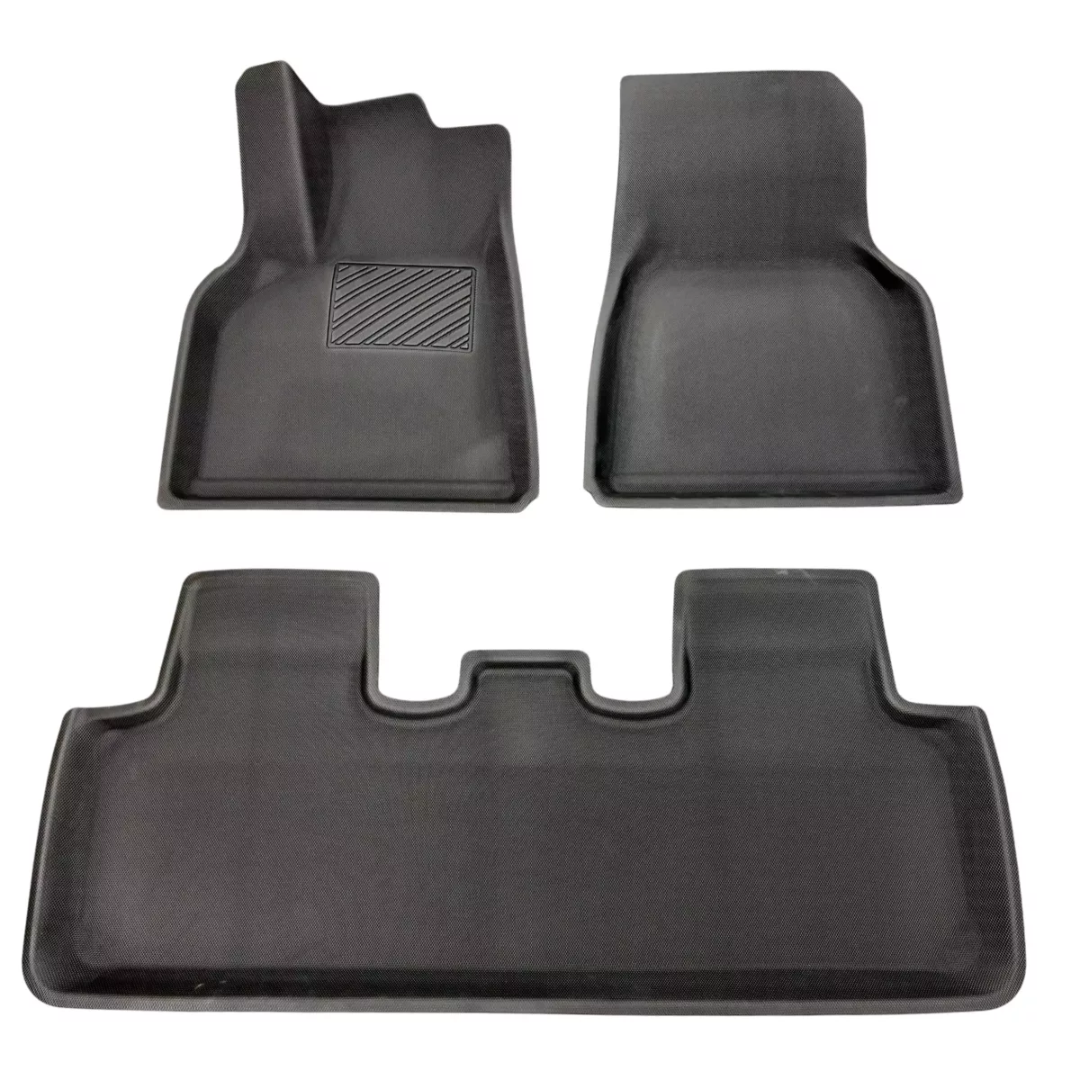 Tesla model y all-weather floor mats enhanced interior protection 2020