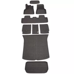 Tesla model y all-weather floor mats enhanced interior protection 2020