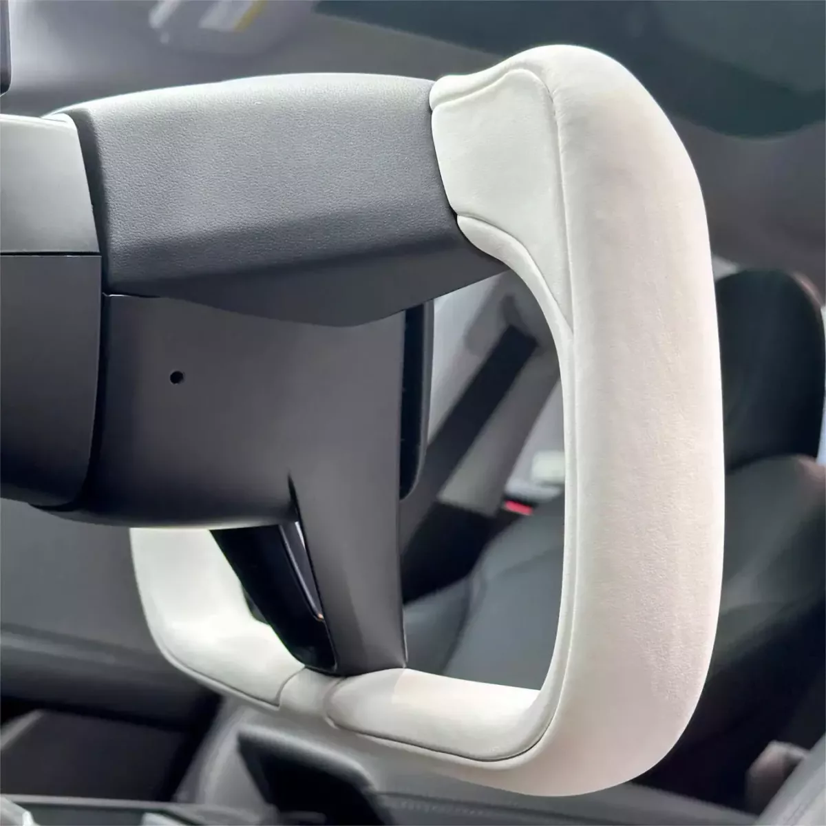 2026 model y juniper refreshed heated yoke steering wheel upgrade black white